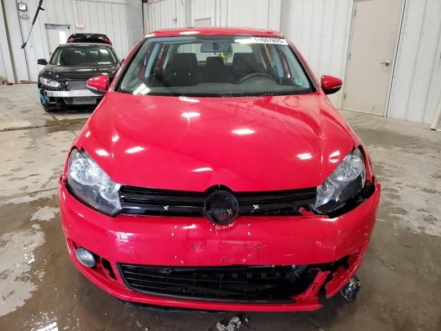 WVWNM7AJ0DW129899 - 2013 VOLKSWAGEN GOLF წითელი ფოტო 5