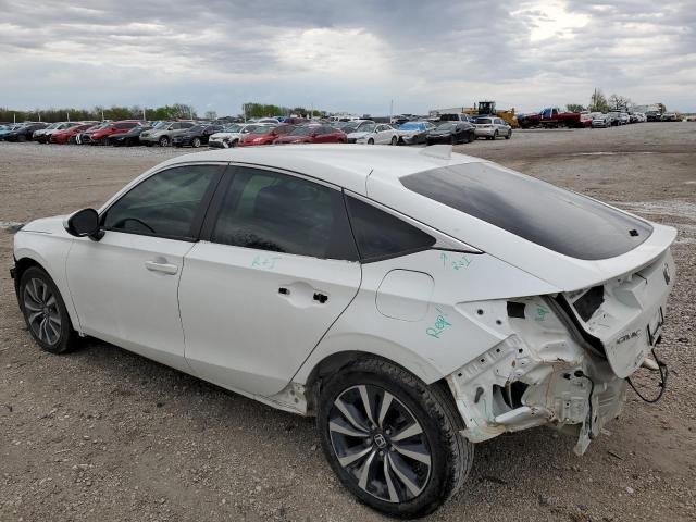 19XFL1H74NE016547 - 2022 HONDA CIVIC EXL WHITE photo 2