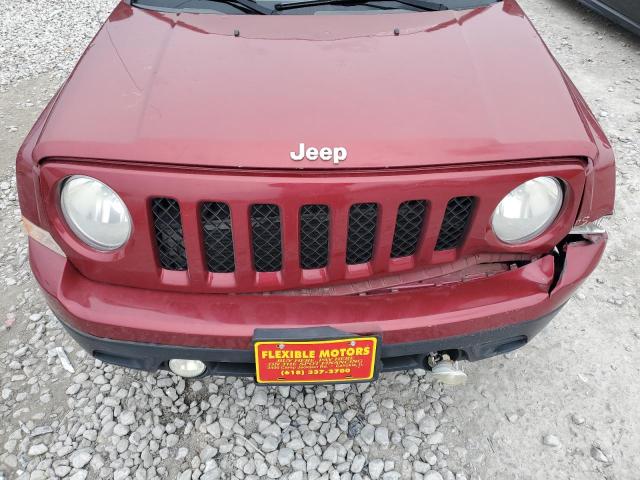 1C4NJPBA8CD606144 - 2012 JEEP PATRIOT SPORT RED photo 11