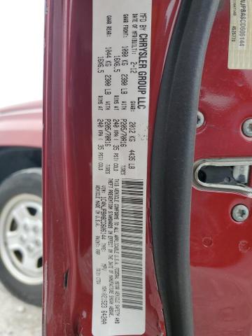 1C4NJPBA8CD606144 - 2012 JEEP PATRIOT SPORT RED photo 12