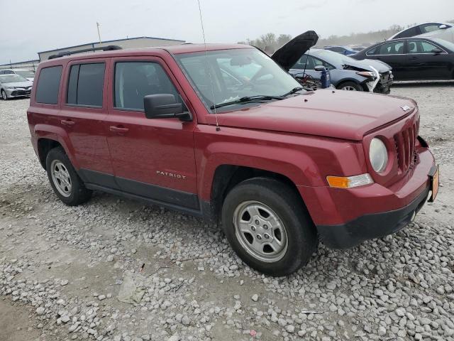 1C4NJPBA8CD606144 - 2012 JEEP PATRIOT SPORT RED photo 4