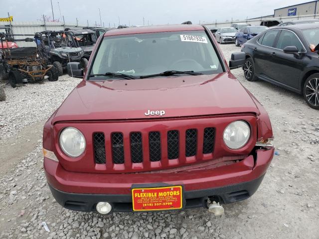 1C4NJPBA8CD606144 - 2012 JEEP PATRIOT SPORT RED photo 5
