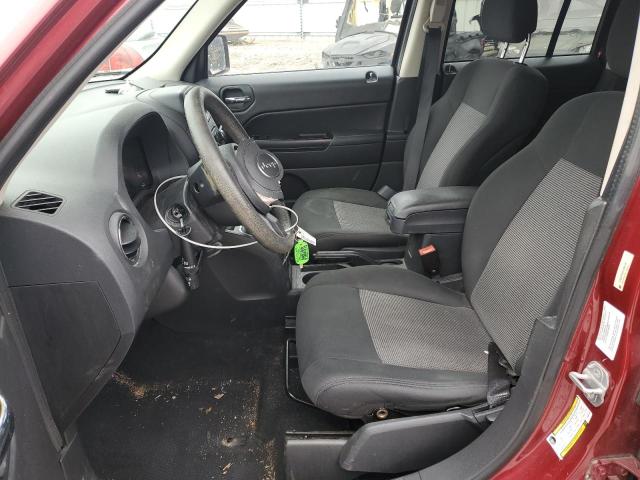 1C4NJPBA8CD606144 - 2012 JEEP PATRIOT SPORT RED photo 7