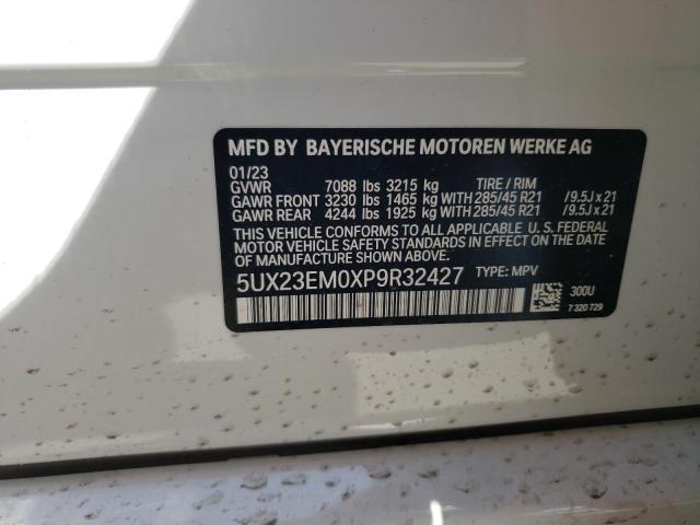 5UX23EM0XP9R32427 - 2023 BMW X7 XDRIVE40I Ağ foto 12