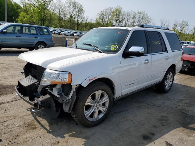 1FMJU1MT0FEF42693 - 2015 FORD EXPEDITION PLATINUM WHITE photo 1