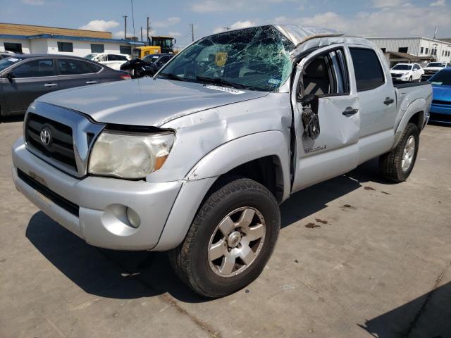 5TEJU62N55Z037928 - 2005 TOYOTA TACOMA DOUBLE CAB PRERUNNER SILVER photo 1