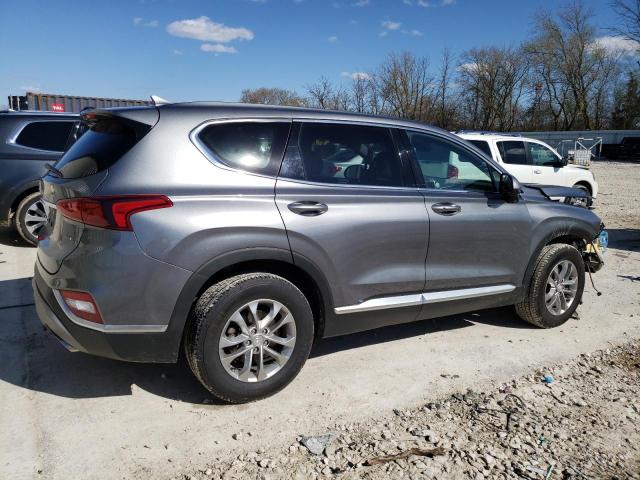 5NMS3CAD9KH001962 - 2019 HYUNDAI SANTA FE SEL GRAY photo 3