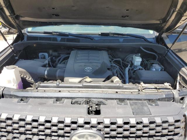 5TFUM5F10JX074630 - 2018 TOYOTA TUNDRA DOUBLE CAB SR/SR5 BLACK photo 11