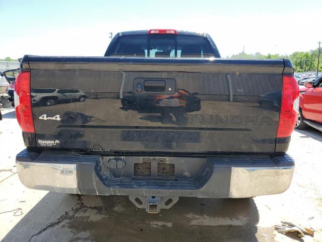 5TFUM5F10JX074630 - 2018 TOYOTA TUNDRA DOUBLE CAB SR/SR5 BLACK photo 6