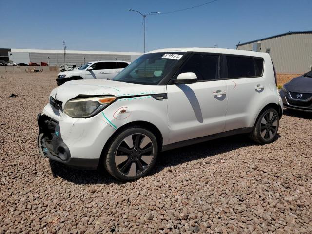 KNDJN2A24E7106306 - 2014 KIA SOUL WHITE photo 1