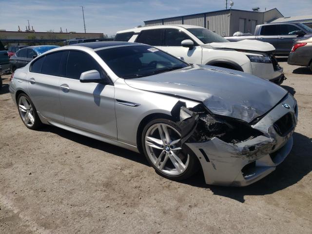 WBA6A0C57FD318064 - 2015 BMW 640 I GRAN COUPE SILVER photo 4