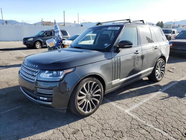 SALGV2TF4FA221740 - 2015 LAND ROVER RANGE ROVE AUTOBIOGRAPHY GRAY photo 1