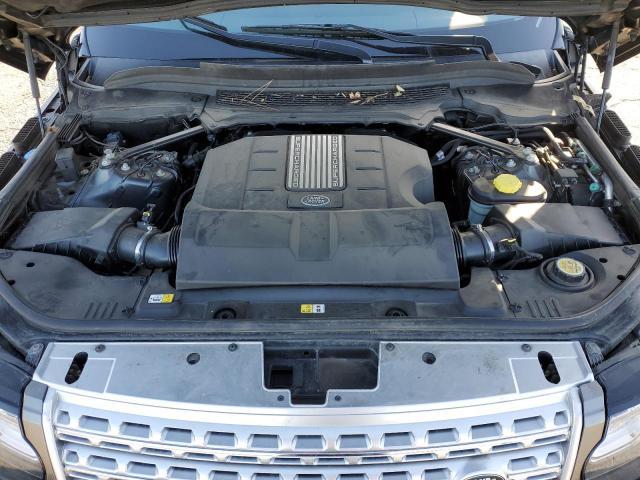 SALGV2TF4FA221740 - 2015 LAND ROVER RANGE ROVE AUTOBIOGRAPHY GRAY photo 12