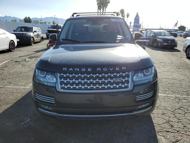 SALGV2TF4FA221740 - 2015 LAND ROVER RANGE ROVE AUTOBIOGRAPHY GRAY photo 5