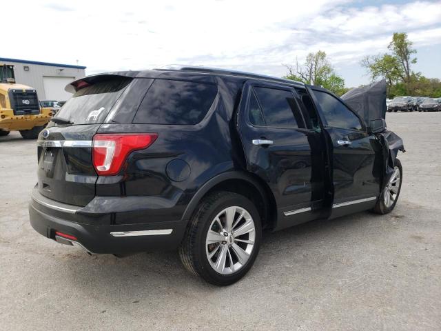 1FM5K7F82KGB13167 - 2019 FORD EXPLORER LIMITED შავი ფოტო 3
