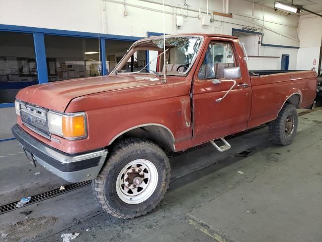 1FTHF2619HPA31120 - 1987 FORD F250 BURGUNDY photo 1