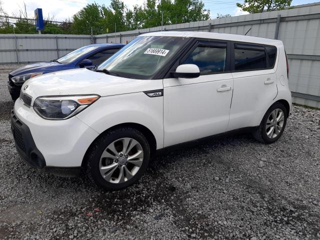 KNDJP3A52F7787318 - 2015 KIA SOUL + WHITE photo 1