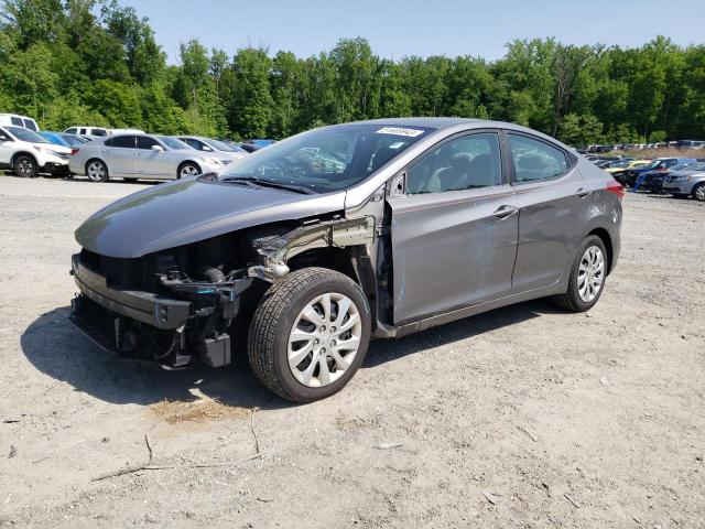 5NPDH4AE1CH074384 - 2012 HYUNDAI ELANTRA GLS GRAY photo 1