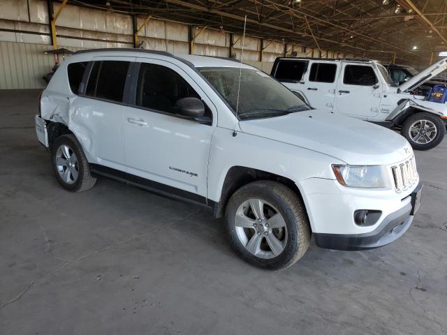 1C4NJCBB1FD115968 - 2015 JEEP COMPASS SPORT WHITE photo 4