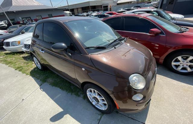 3C3CFFAR8FT550087 - 2015 FIAT 500 POP BROWN photo 1