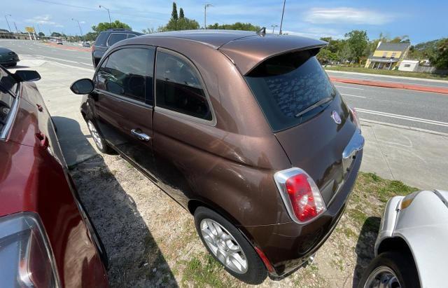 3C3CFFAR8FT550087 - 2015 FIAT 500 POP BROWN photo 3