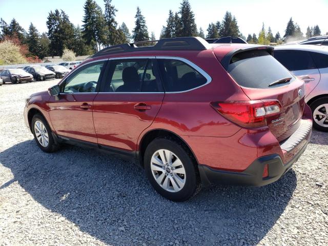 4S4BSAHC4K3218656 - 2019 SUBARU OUTBACK 2.5I PREMIUM RED photo 2