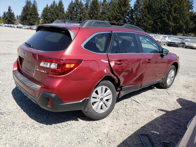 4S4BSAHC4K3218656 - 2019 SUBARU OUTBACK 2.5I PREMIUM RED photo 3