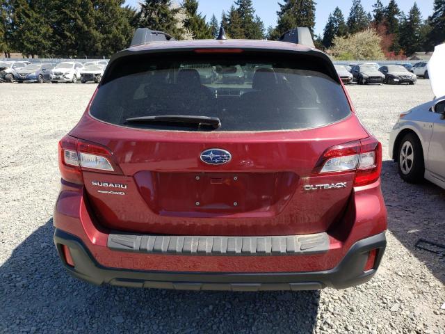 4S4BSAHC4K3218656 - 2019 SUBARU OUTBACK 2.5I PREMIUM RED photo 6