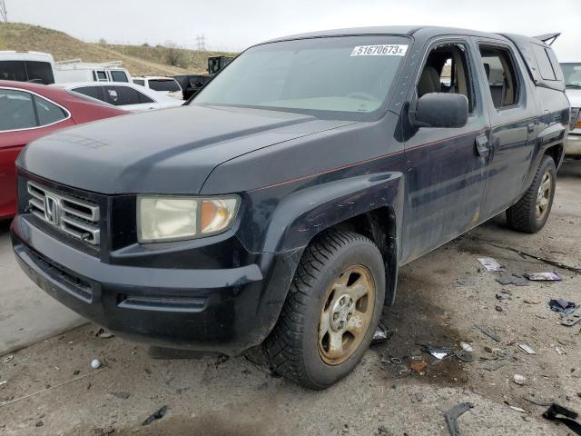 2HJYK16216H560539 - 2006 HONDA RIDGELINE RT BLACK photo 1