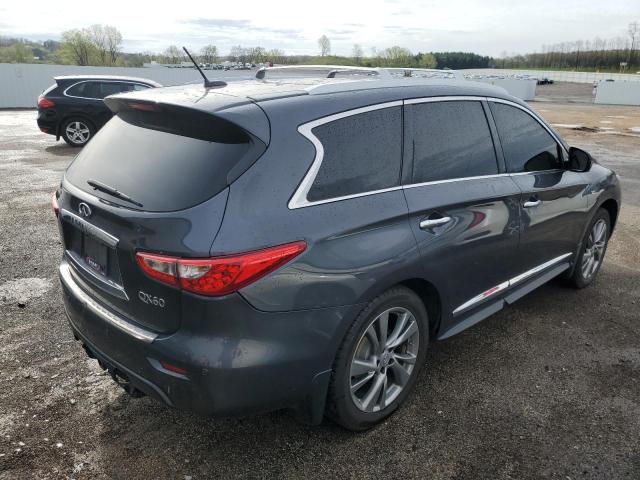 5N1AL0MM1EC545991 - 2014 INFINITI QX60 GRAY photo 3