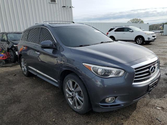 5N1AL0MM1EC545991 - 2014 INFINITI QX60 GRAY photo 4