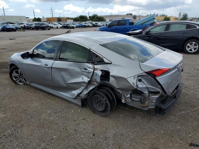 19XFC2F56JE028653 - 2019 HONDA CIVIC LX SILVER photo 2