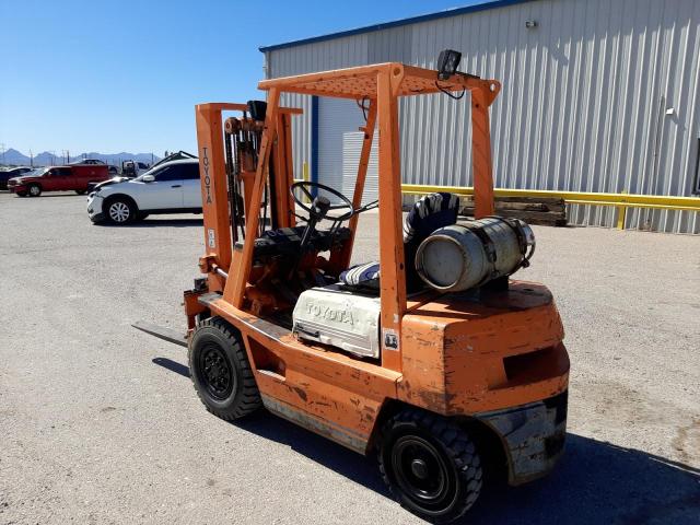 20665 - 1982 TOYOTA FORKLIFT ORANGE photo 3