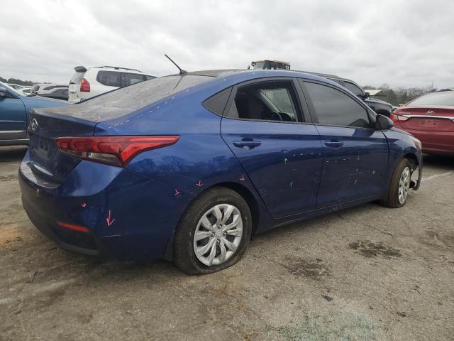 3KPC24A60LE118241 - 2020 HYUNDAI ACCENT SE BLUE photo 3