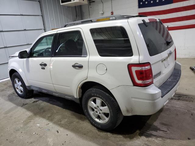 1FMCU03GX9KA79572 - 2009 FORD ESCAPE XLT WHITE photo 2