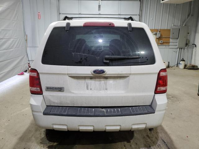1FMCU03GX9KA79572 - 2009 FORD ESCAPE XLT WHITE photo 6