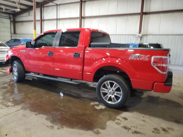 1FTFW1EF4EFC23710 - 2014 FORD F150 SUPERCREW RED photo 2