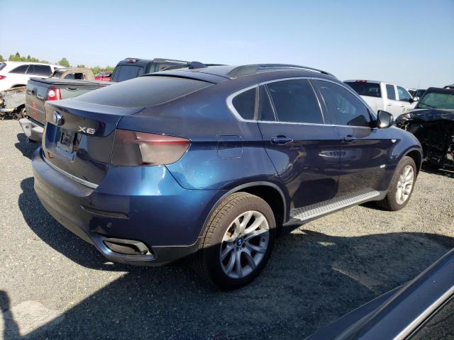 5UXFH0C58ALC66328 - 2010 BMW X6 HYBRID BLUE photo 3