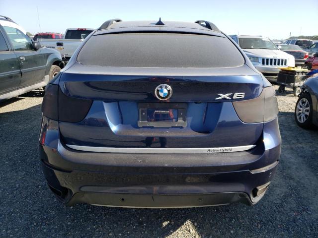 5UXFH0C58ALC66328 - 2010 BMW X6 HYBRID BLUE photo 6