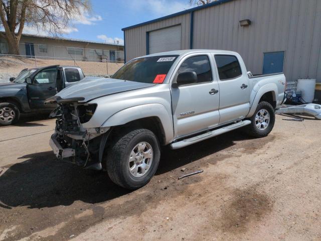 5TEJU62N56Z167225 - 2006 TOYOTA TACOMA DOUBLE CAB PRERUNNER SILVER photo 1