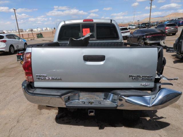 5TEJU62N56Z167225 - 2006 TOYOTA TACOMA DOUBLE CAB PRERUNNER SILVER photo 6