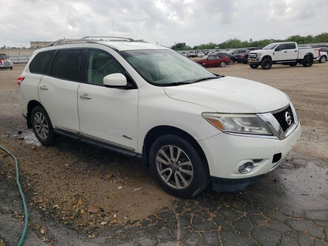 5N1CR2MN7EC642382 - 2014 NISSAN PATHFINDER SV HYBRID WHITE photo 4