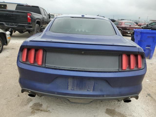 1FA6P8TH1G5322848 - 2016 FORD MUSTANG BLUE photo 6