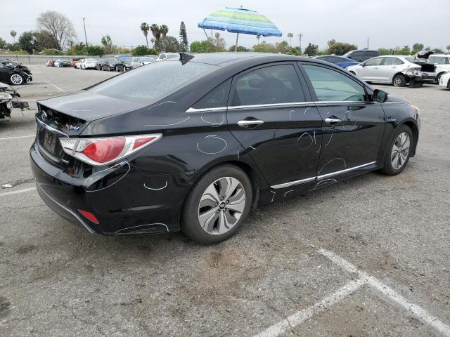 KMHEC4A47FA120544 - 2015 HYUNDAI SONATA HYBRID BLACK photo 3