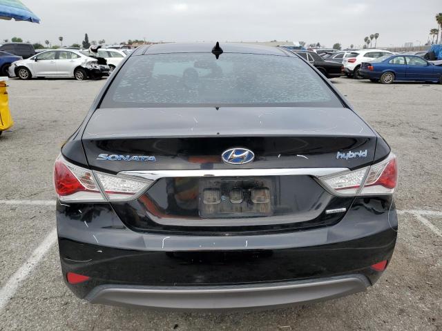 KMHEC4A47FA120544 - 2015 HYUNDAI SONATA HYBRID BLACK photo 6