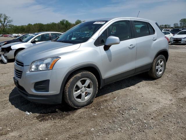 KL7CJPSB5FB217135 - 2015 CHEVROLET TRAX 1LS SILVER photo 1