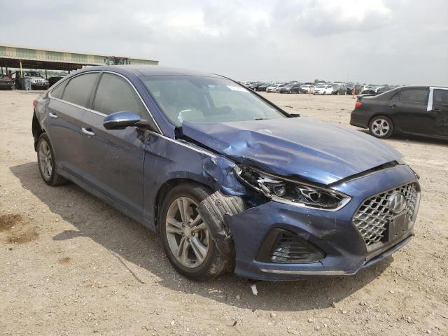 5NPE34AF1KH778465 - 2019 HYUNDAI SONATA LIMITED BLUE photo 4