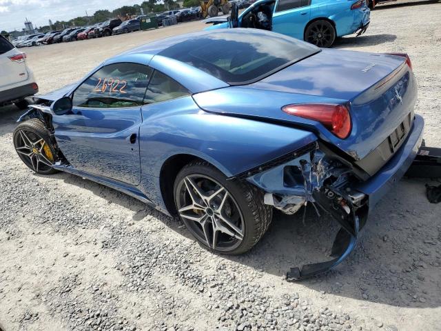 ZFF65LJA8A0172462 - 2010 FERRARI CALIFORNIA BLUE photo 2