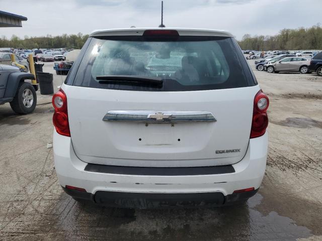 2GNALAEKXF1113289 - 2015 CHEVROLET EQUINOX LS WHITE photo 6