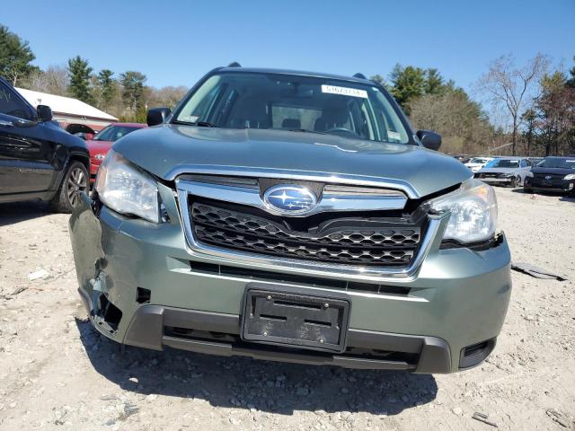 JF2SJABCXFH526795 - 2015 SUBARU FORESTER 2.5I GREEN photo 5